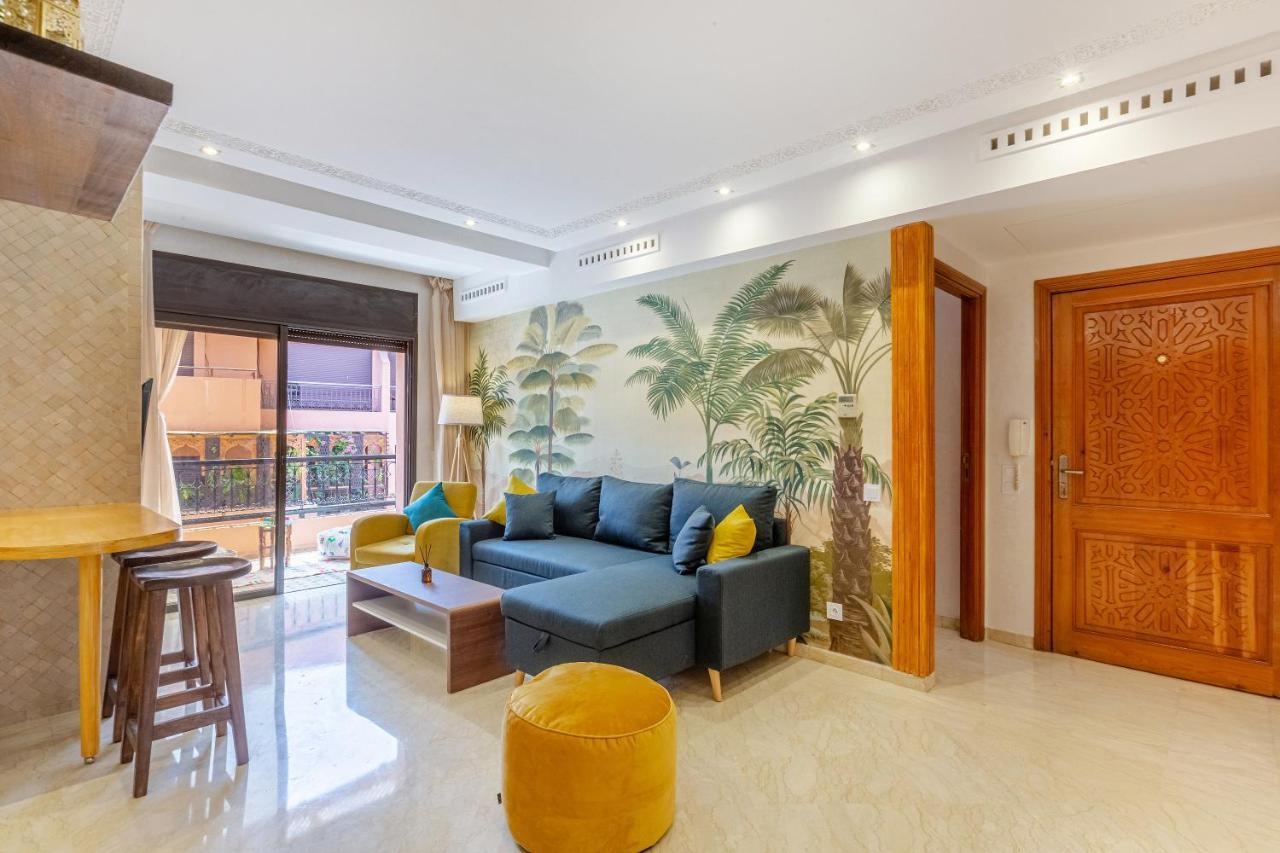 Le Palmier - Appartement Authentique A Gueliz Marakeş Dış mekan fotoğraf