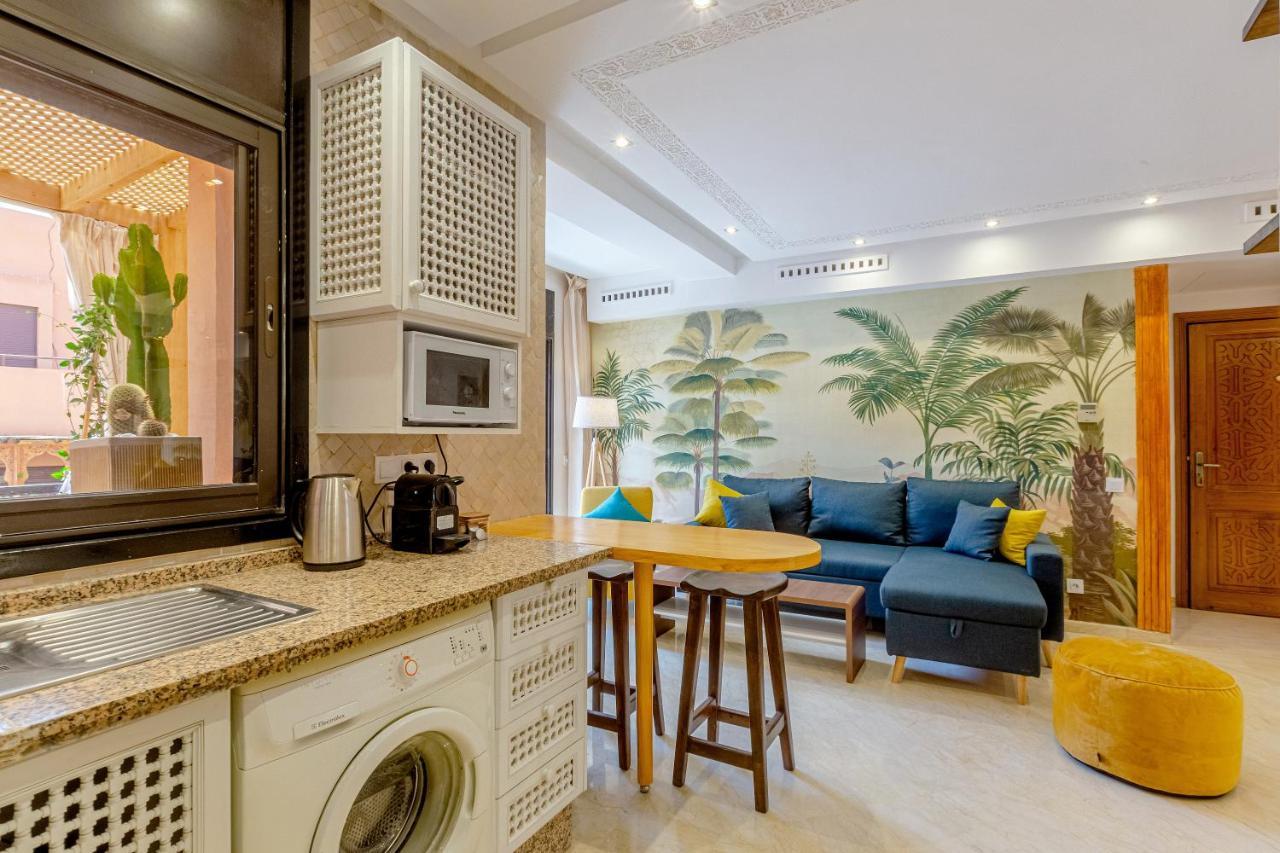 Le Palmier - Appartement Authentique A Gueliz Marakeş Dış mekan fotoğraf