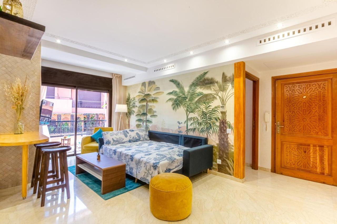 Le Palmier - Appartement Authentique A Gueliz Marakeş Dış mekan fotoğraf