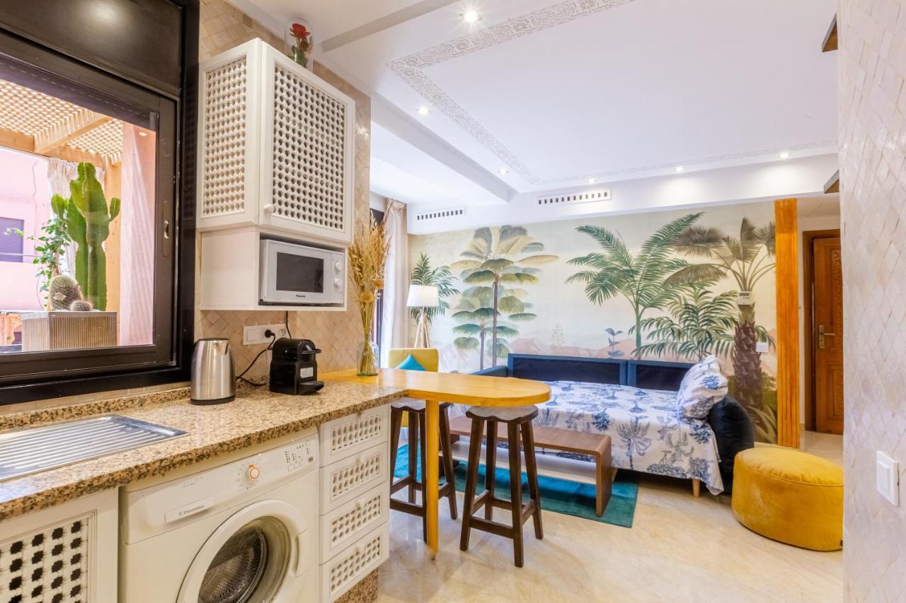 Le Palmier - Appartement Authentique A Gueliz Marakeş Dış mekan fotoğraf