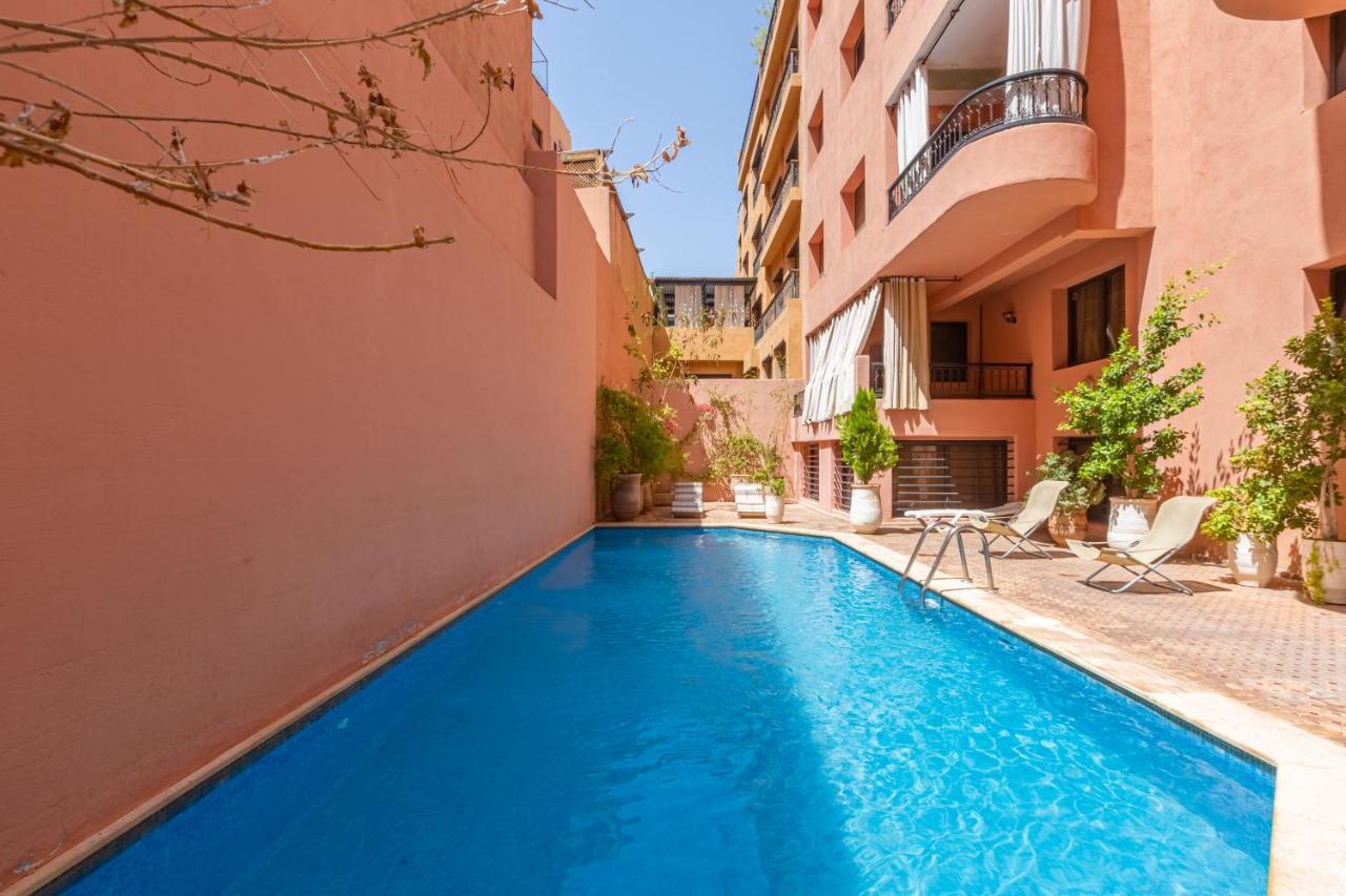 Le Palmier - Appartement Authentique A Gueliz Marakeş Dış mekan fotoğraf
